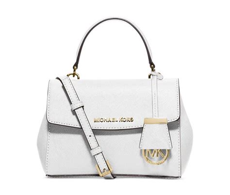 michael kors ava mini crossbody white|MICHAEL Michael Kors Ava Mini Crossbody .